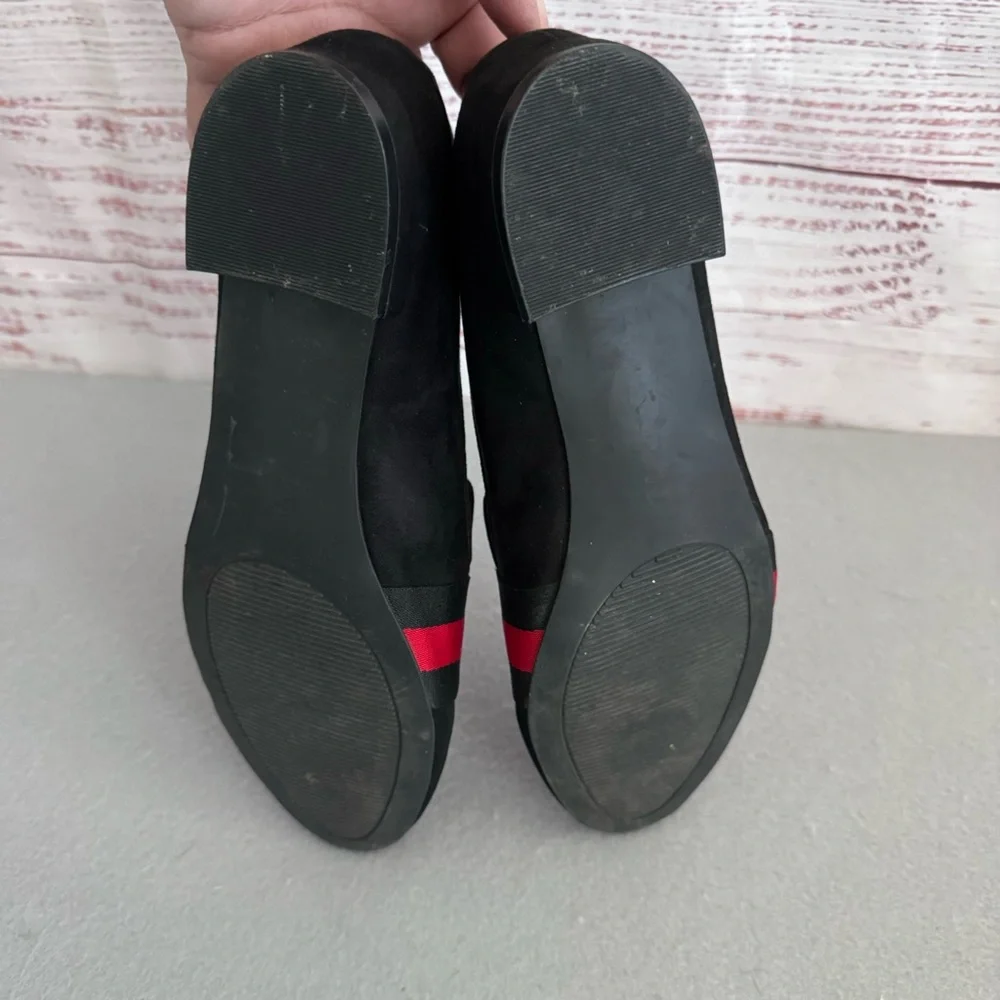 Madden Girl Black Tailored Loafer Flats - Picture 8 of 9